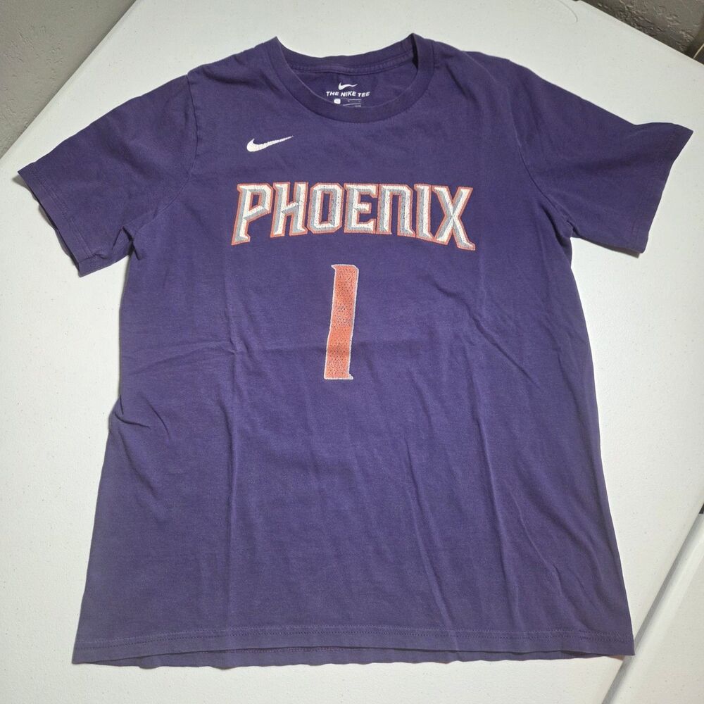 Nike Phoenix Suns Devin Booker Shirt Youth L / Adult XS Purple NBA Basketball